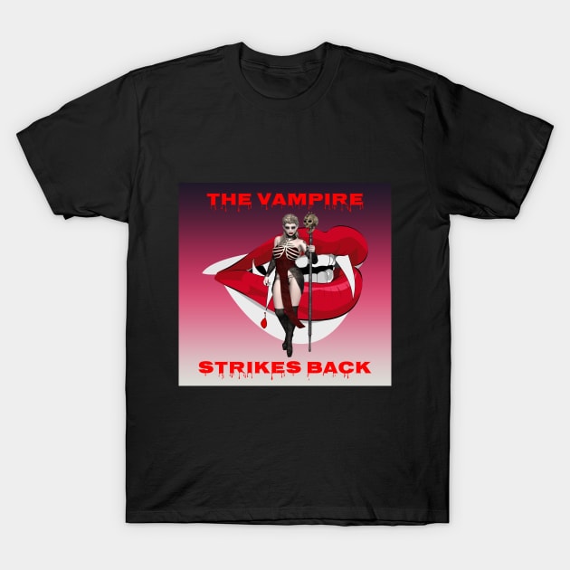 The Vampire Strikes Back T-Shirt by 1AlmightySprout